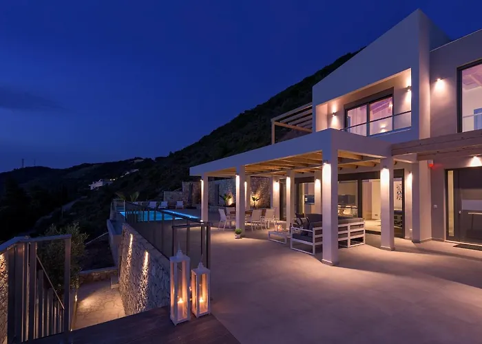 Kathisma Bay - Luxury Villas- Oceanos 빌라 Kalamítsi